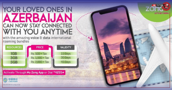 Zong 4G Introduces Exclusive Roaming Bundles for Azerbaijan Travelers